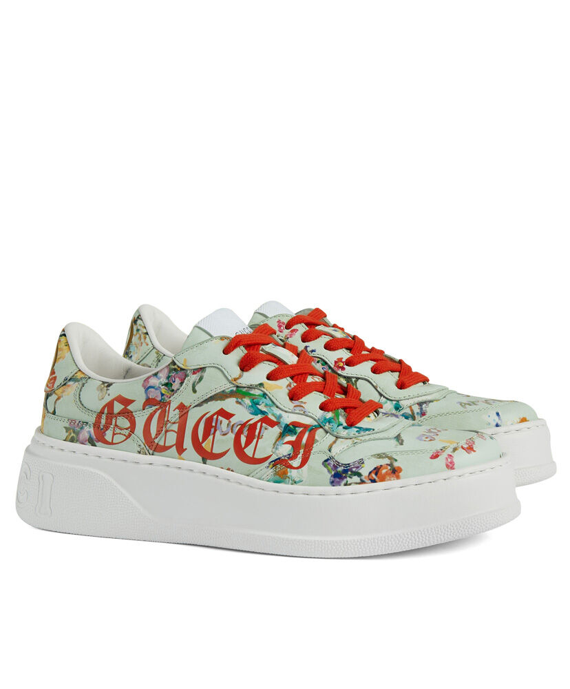 (1:1 replica) Gucci Unisex Floral Soave Sneaker