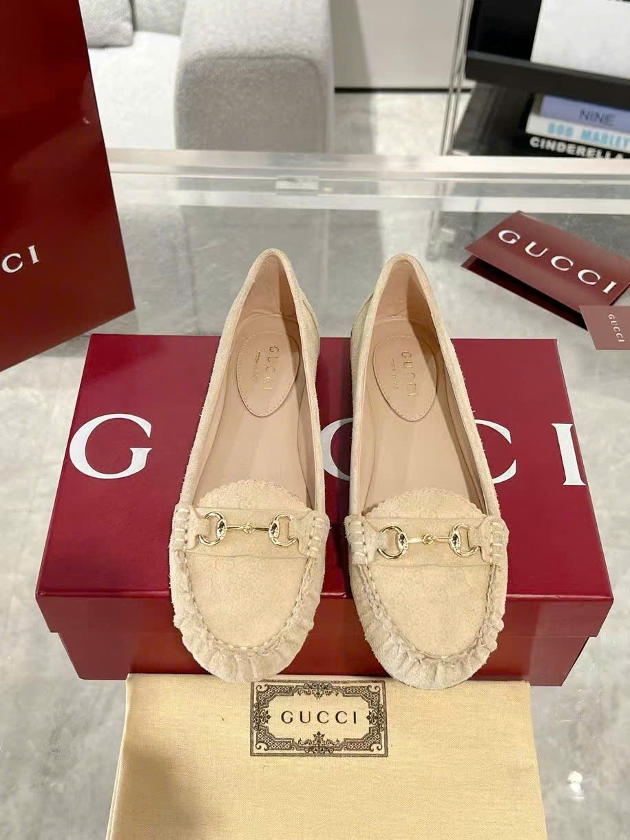 (1:1 replica) Gucci Horsebit Monogram Platform Loafers Shoes