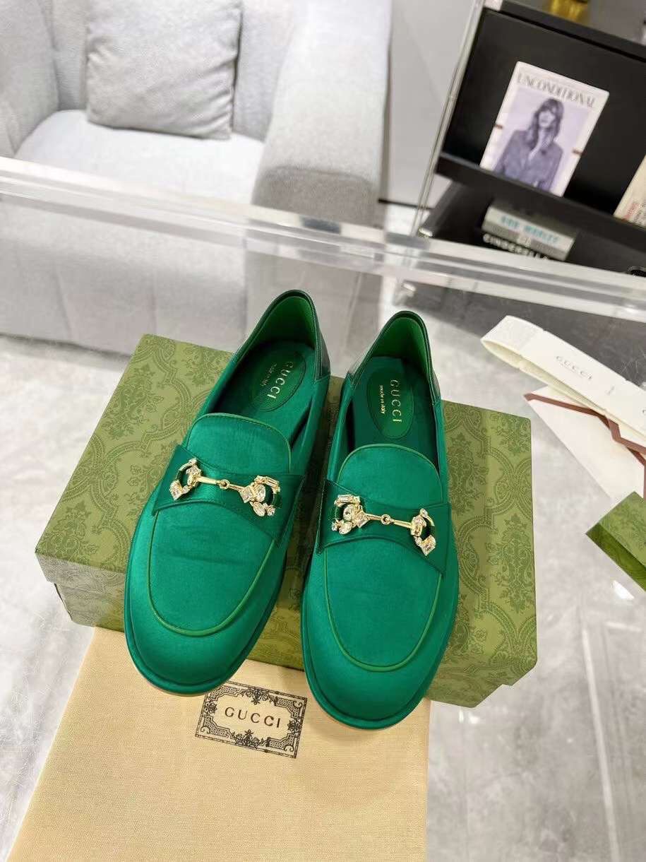 (1:1 replica) Gucci Horsebit Loafer Women s Shoes