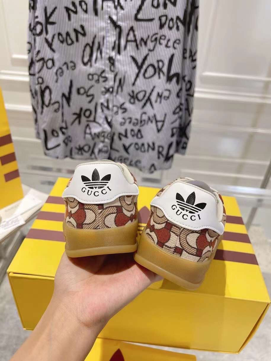 (1:1 replica) Gucci X Adidas Women s Sneaker Unisex Shoes