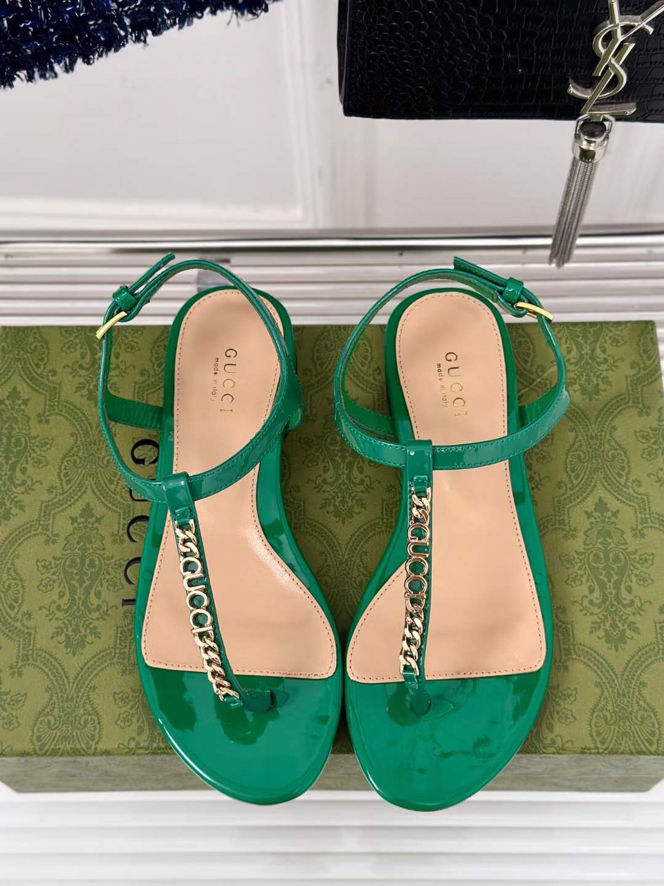 (1:1 replica) Gucci Women s Sandal Slides