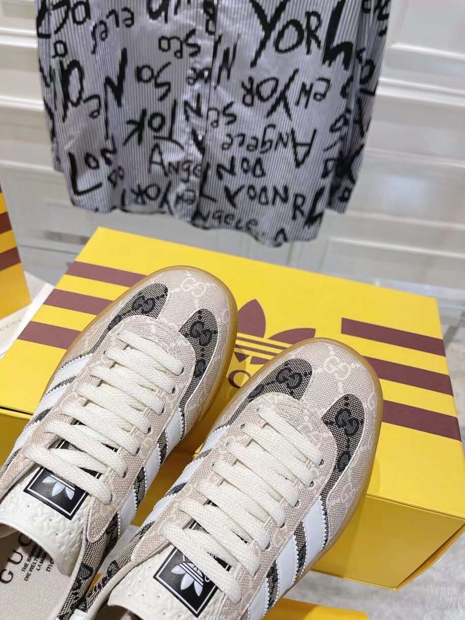 (1:1 replica) Gucci X Adidas Women s Sneaker Unisex Shoes