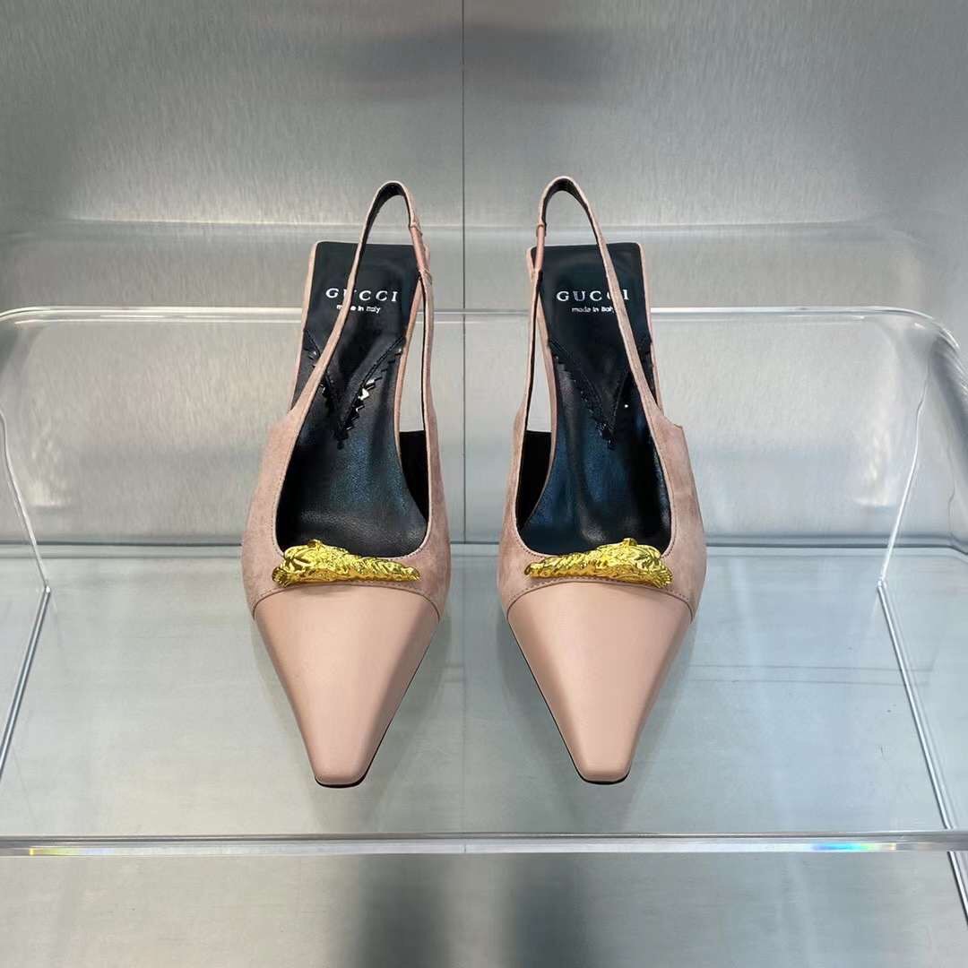 (1:1 replica) Gucci Women s Print Pump Shoes