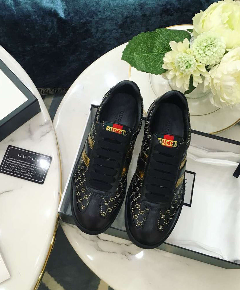 (1:1 replica) Gucci Women s Gucci-Dapper Dan G74 sneaker 536877 Black