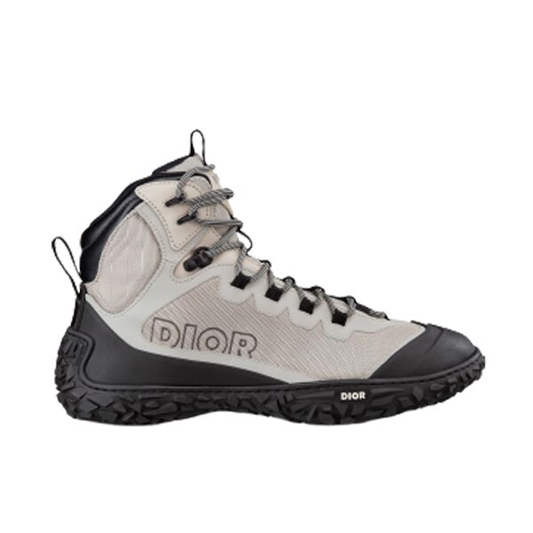 (1:1 replica) DIORIZON HIKING BOOT GRAY TECHNICAL MESH AND BLACK RUBBER DO088
