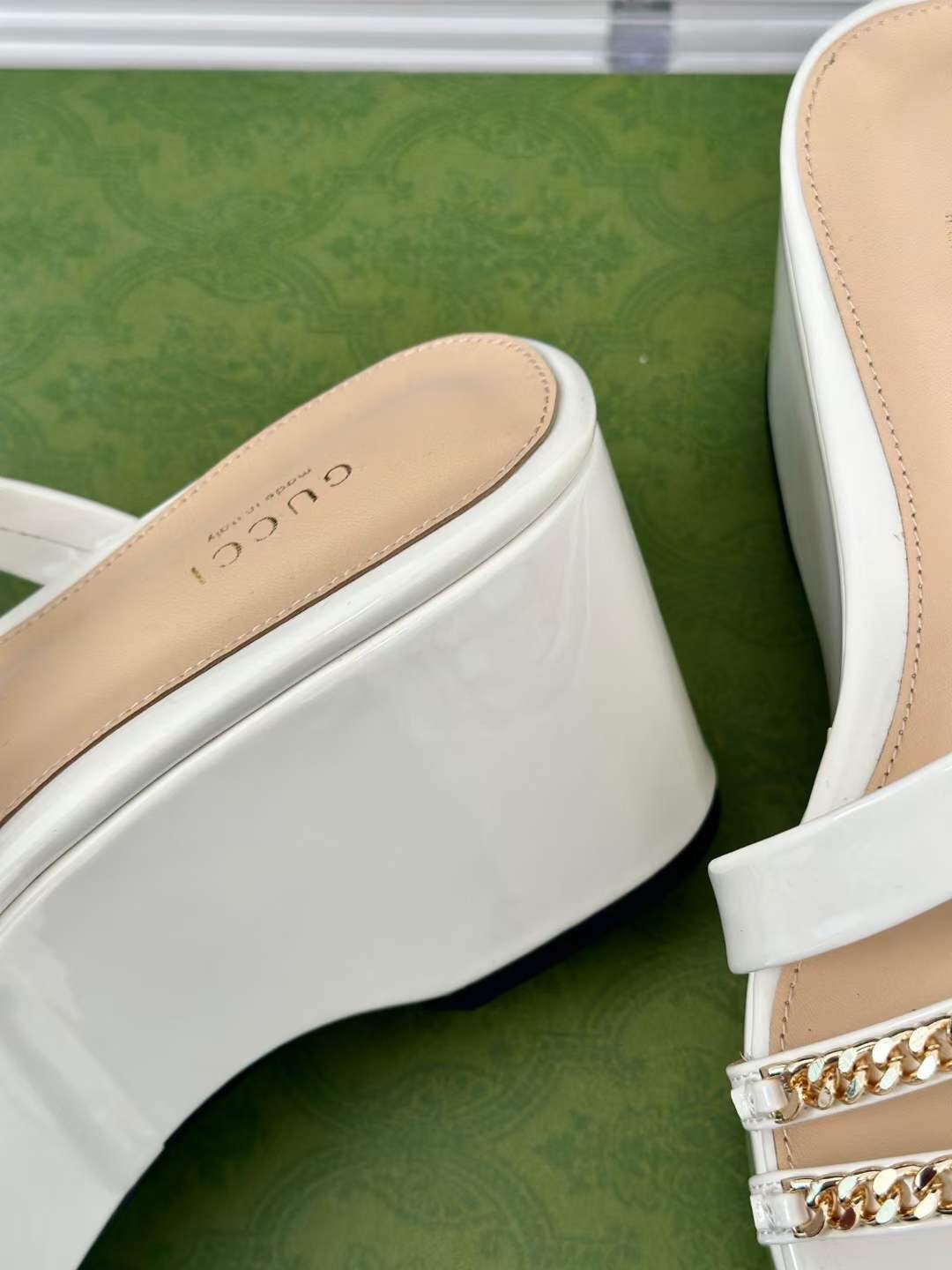 (1:1 replica) Gucci Wedges Women s Sandal 7cm