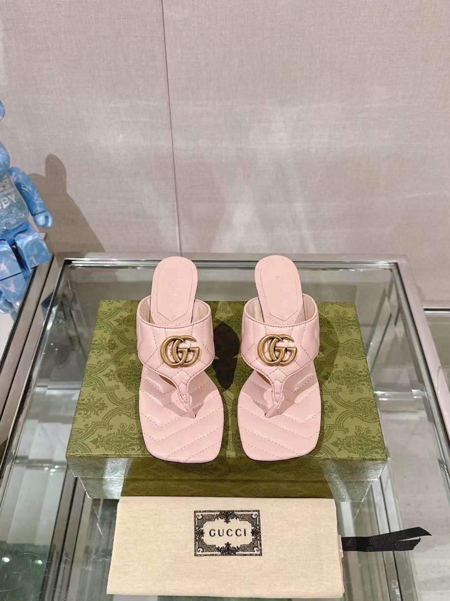 (1:1 replica) Gucci GG Marmont Women s Sandal 5.5cm