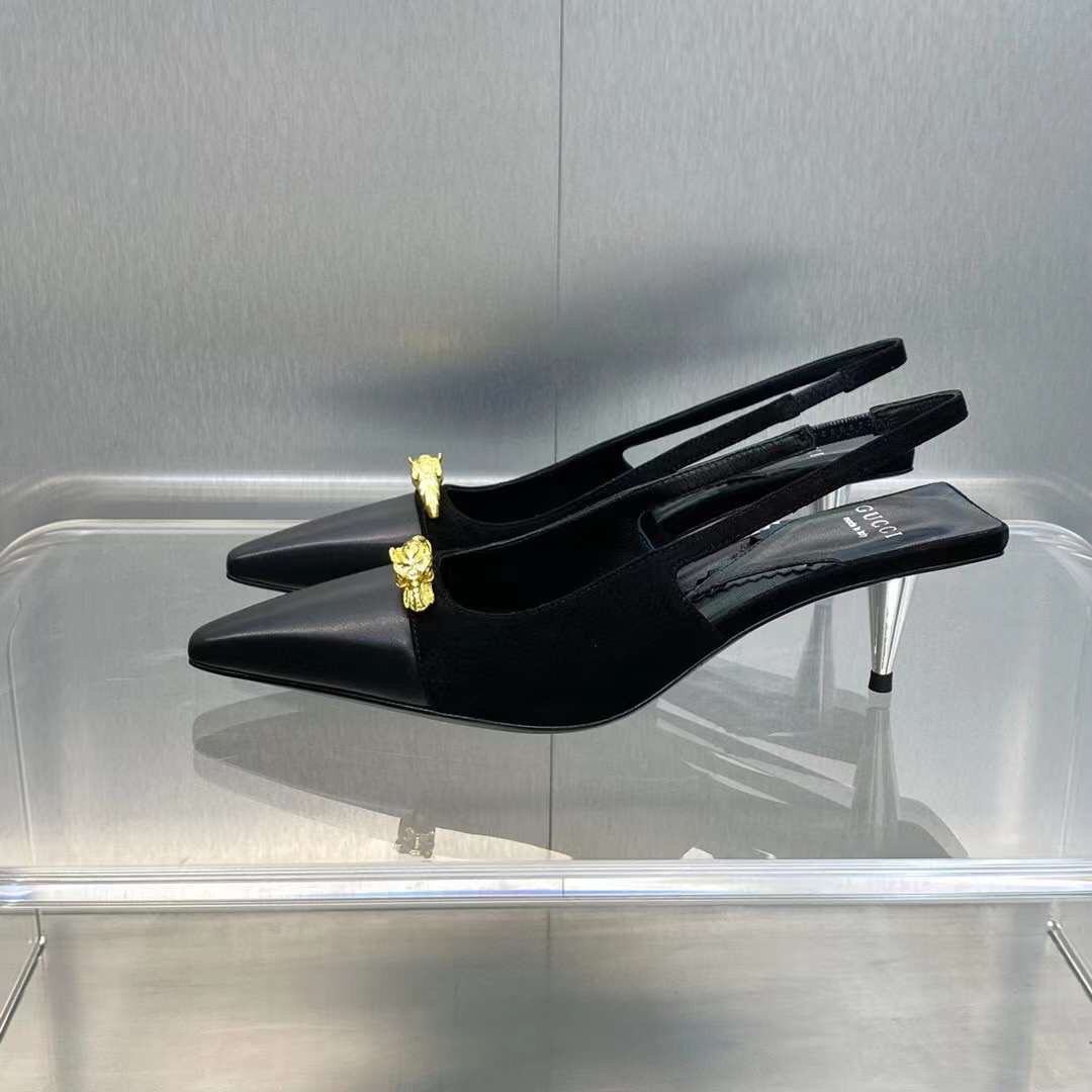 (1:1 replica) Gucci Women s Print Pump Shoes
