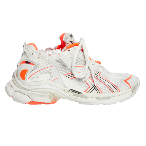 (1:1 replica) BALENCIAGA RUNNER SNEAKER IN FLUO ORANGE BLA056
