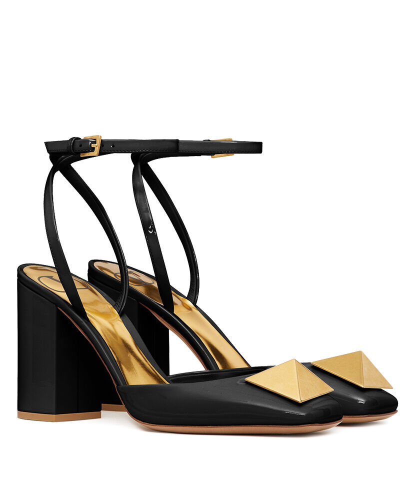 (1:1 replica) Valentino Women s One Stud Pump In Patent Leather 90MM