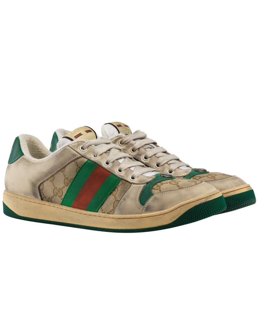(1:1 replica) Gucci Women s Screener GG sneaker 546551 Green