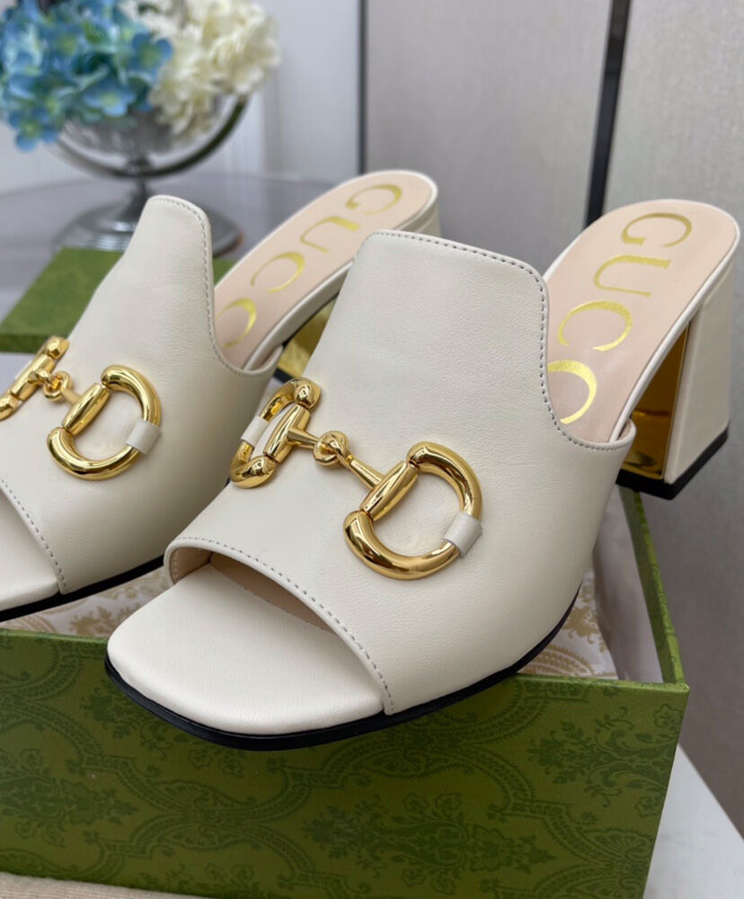 (1:1 replica) Gucci Women s slide sandal with Horsebit
