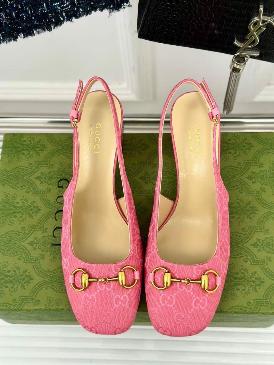 (1:1 replica) Gucci Horsebit Women s Shoes 6.5cm