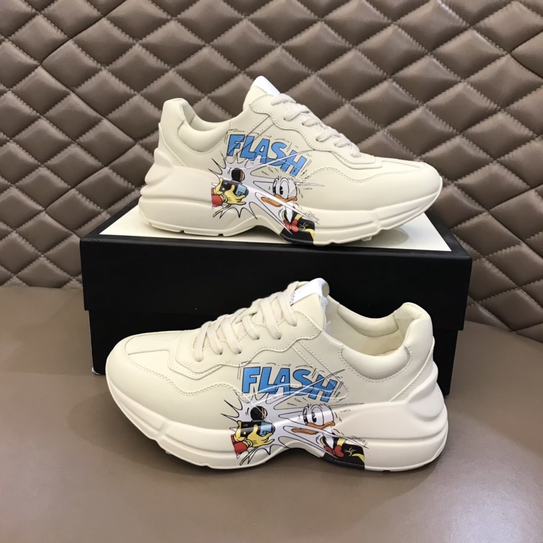 (1:1 replica) Disney Donald Duck Print Sneaker