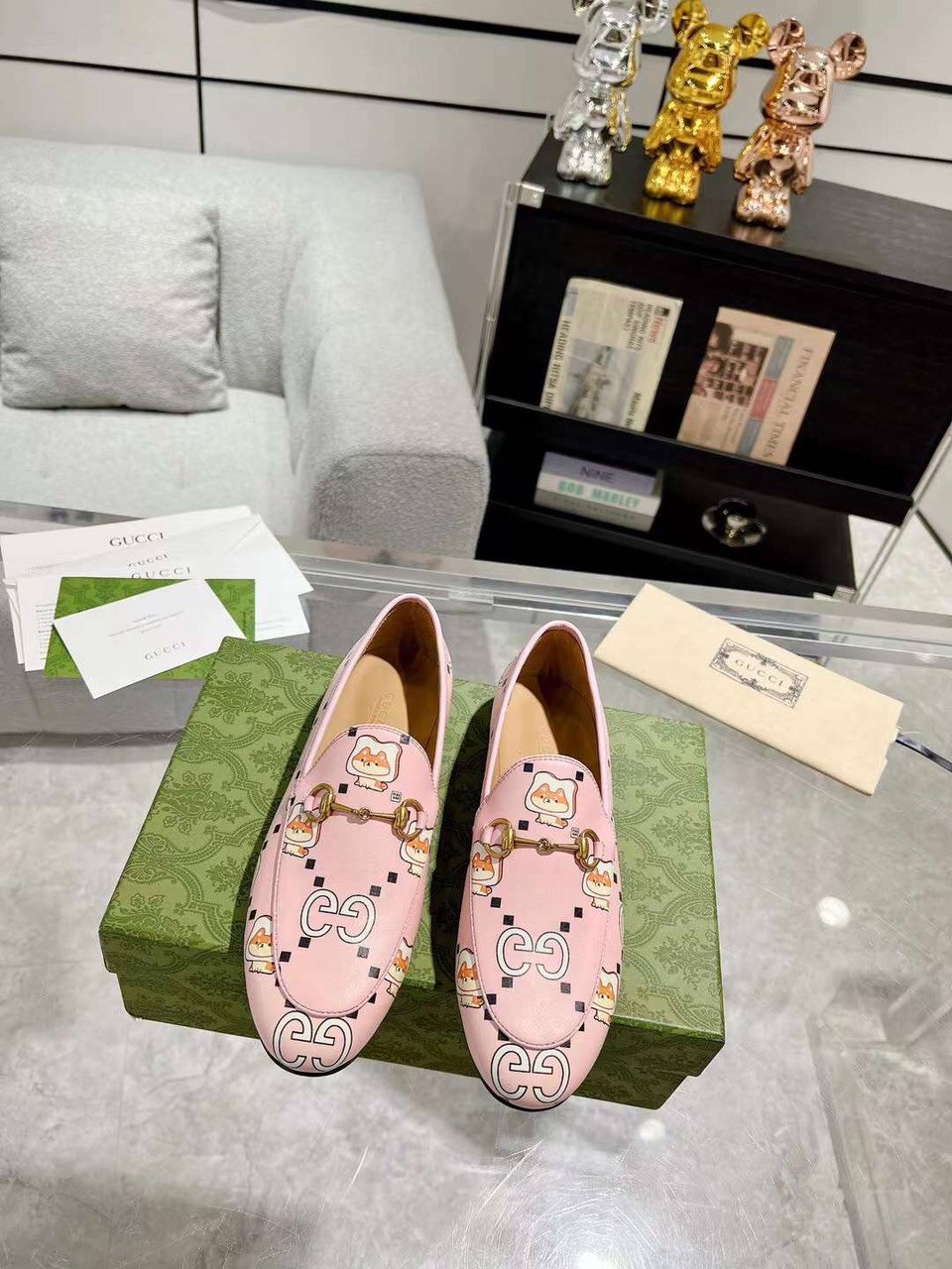(1:1 replica) Gucci Women s Loafer 3D New Collection