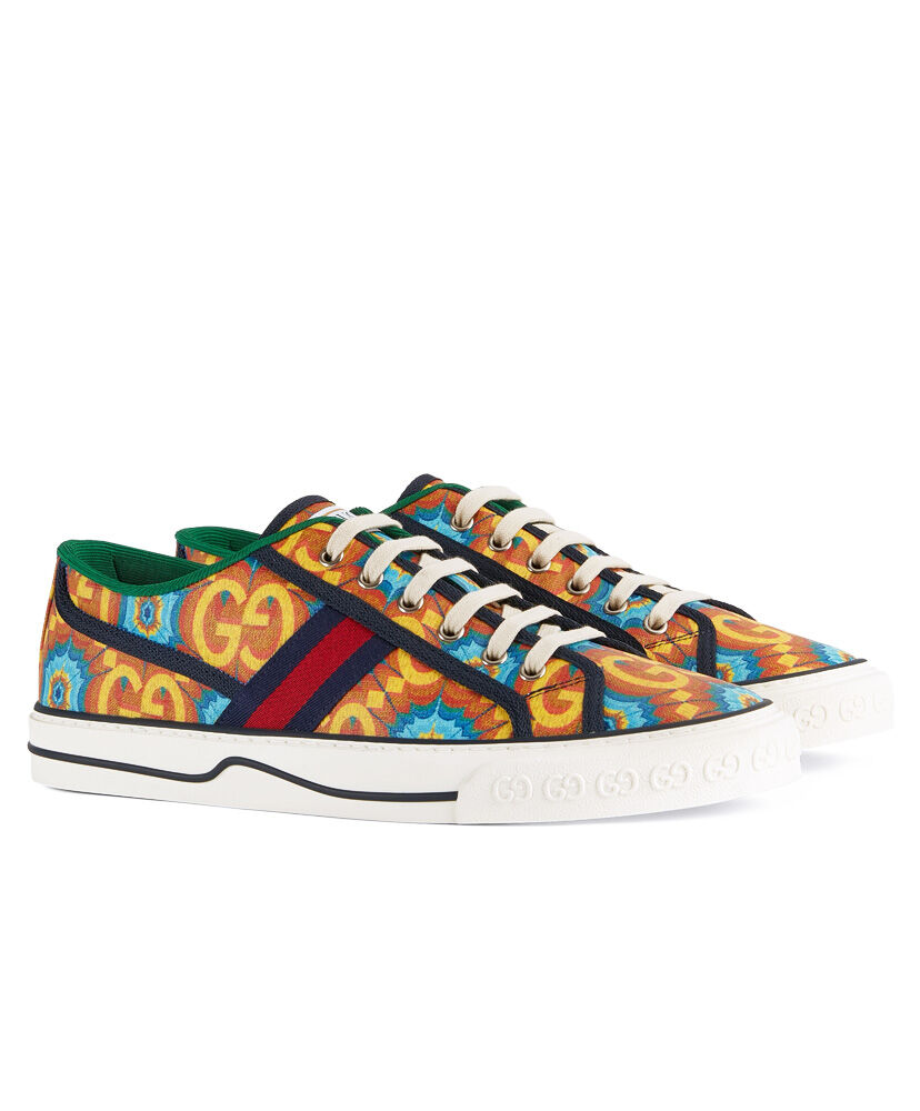 (1:1 replica) Gucci Unisex 100 Tennis 1977 Sneaker 677652 Orange