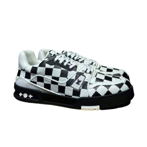 (1:1 replica) LOUIS VUITTON TRAINER SNEAKER BLACK WHITE DAMIER LVS046