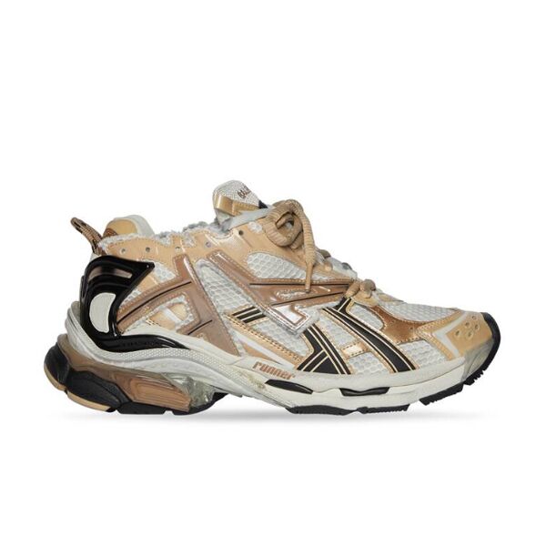 (1:1 replica) BALENCIAGA RUNNER SNEAKERS IN BEIGE BLA053