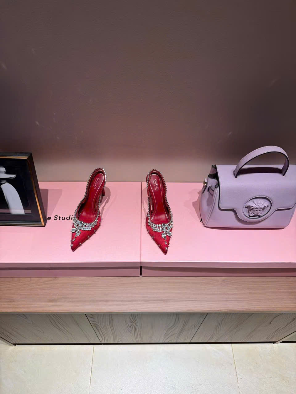 (1:1 replica) Gucci Crystals Women s Pump Shoes 10.5cm