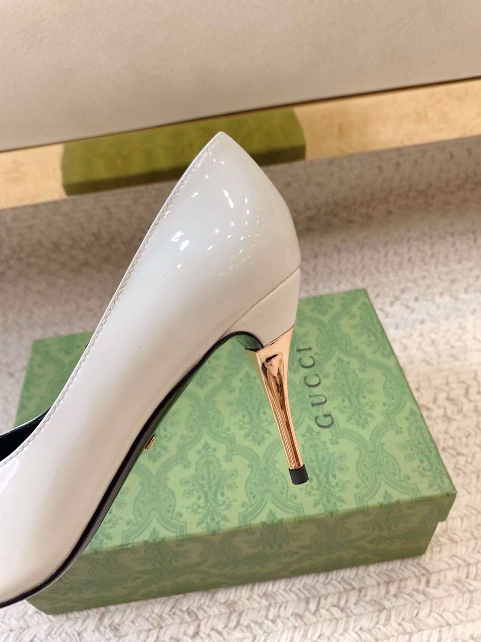 (1:1 replica) Gucci Heel Pump Women s Shoes 8.5cm