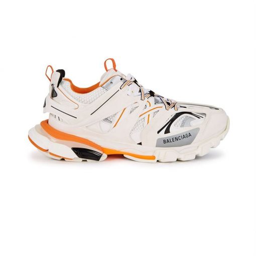 (1:1 replica) BALENCIAGA TRACK 3 SNEAKERS IN WHITE AND ORANGE BLA001
