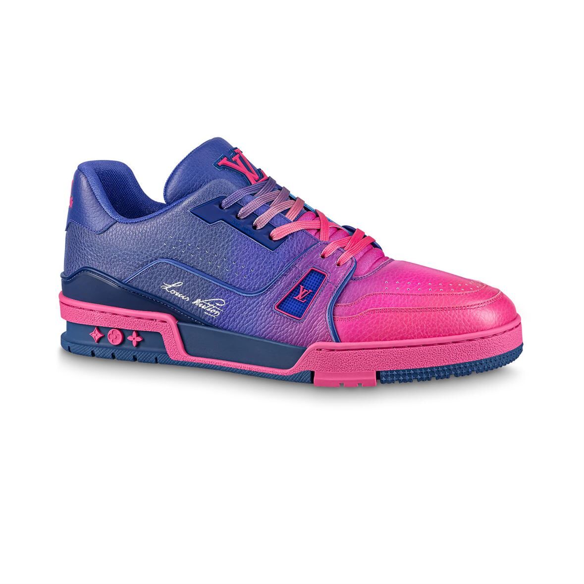 (1:1 replica) LOUIS VUITTON TRAINER SNEAKERS IN PINK LVS003