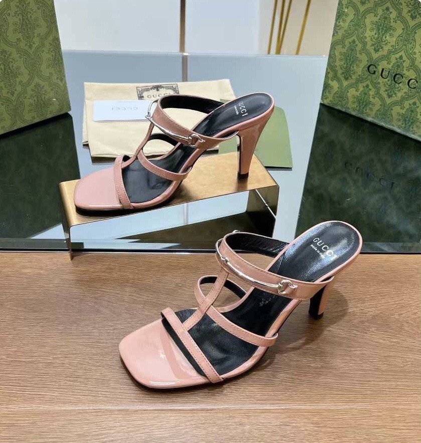 (1:1 replica) Gucci Horsebit Women s Sandal 9.5cm