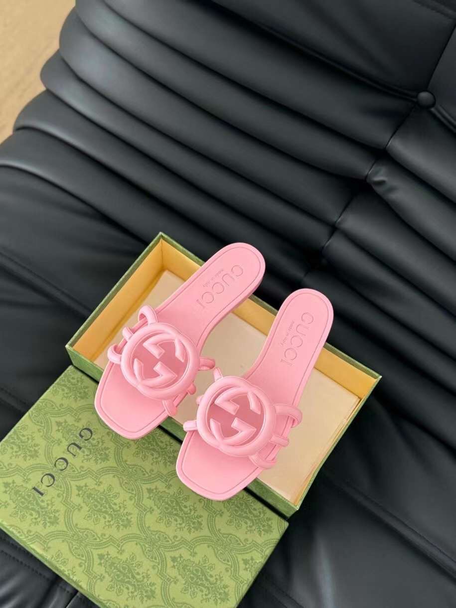 (1:1 replica) Gucci GG TPU Women s Slides