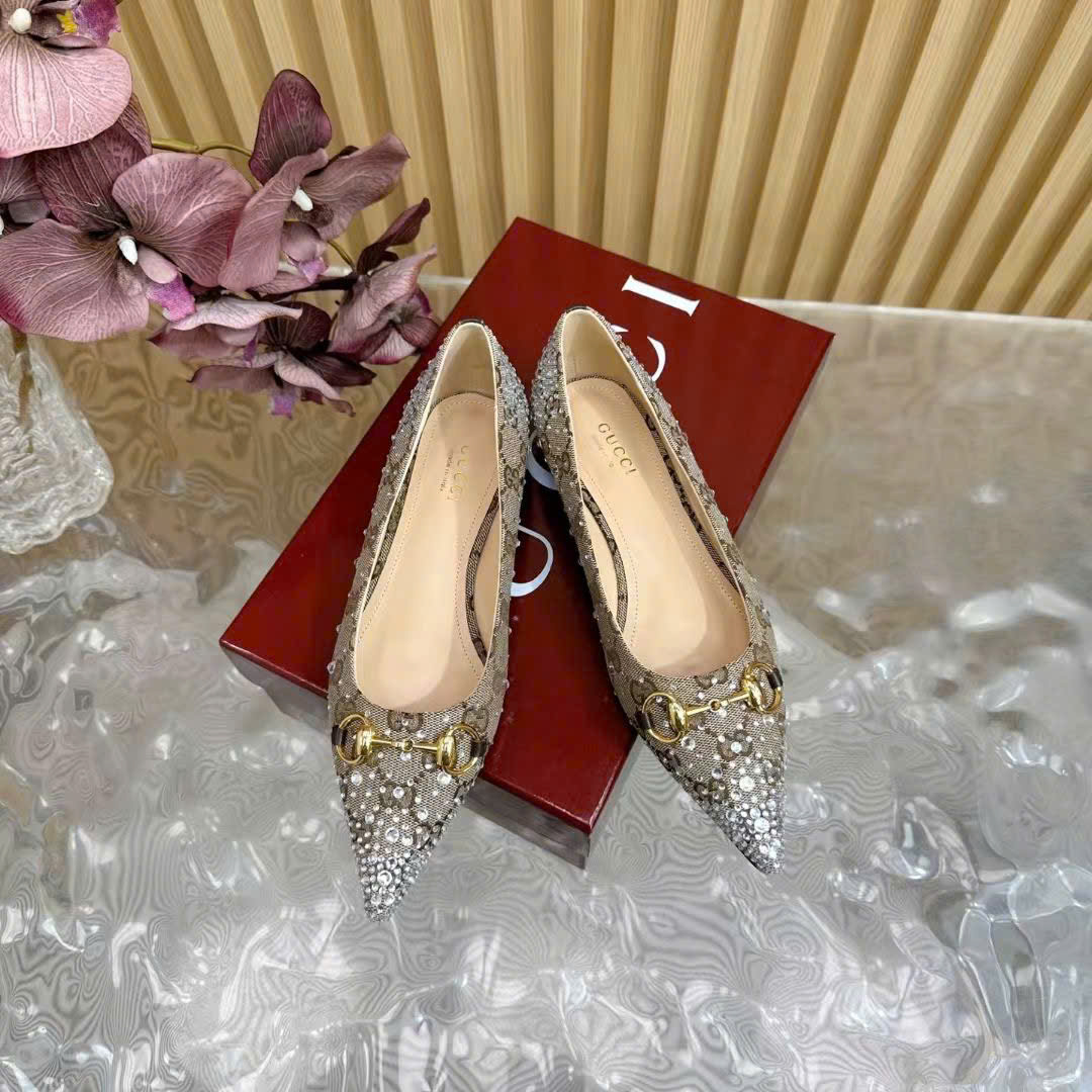 (1:1 replica) Gucci Horsebit Women s Pumps Shoes 2cm