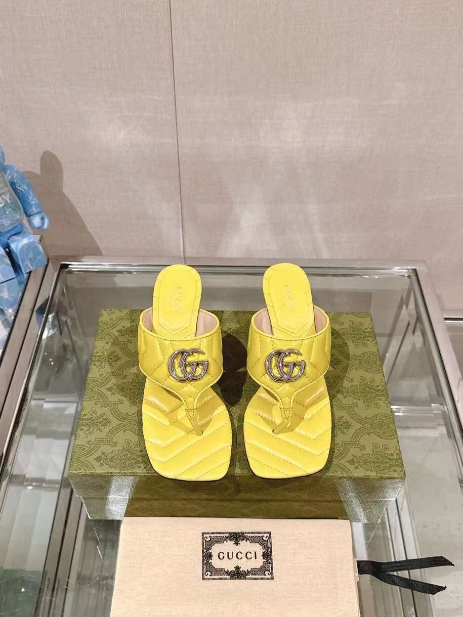 (1:1 replica) Gucci GG Marmont Women s Sandal 5.5cm