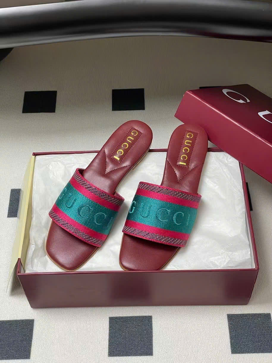 (1:1 replica) Gucci Women s Slides Sandal