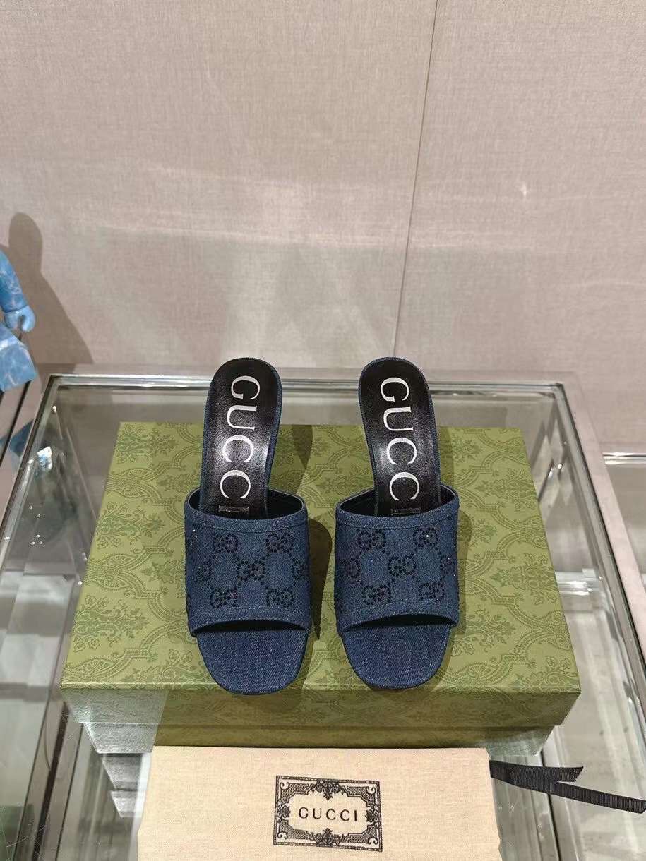 (1:1 replica) Gucci GG Women s Sandal 7.5cm