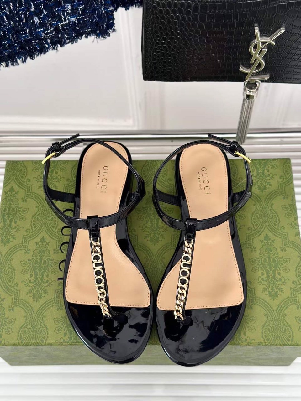 (1:1 replica) Gucci Women s Sandal Slides