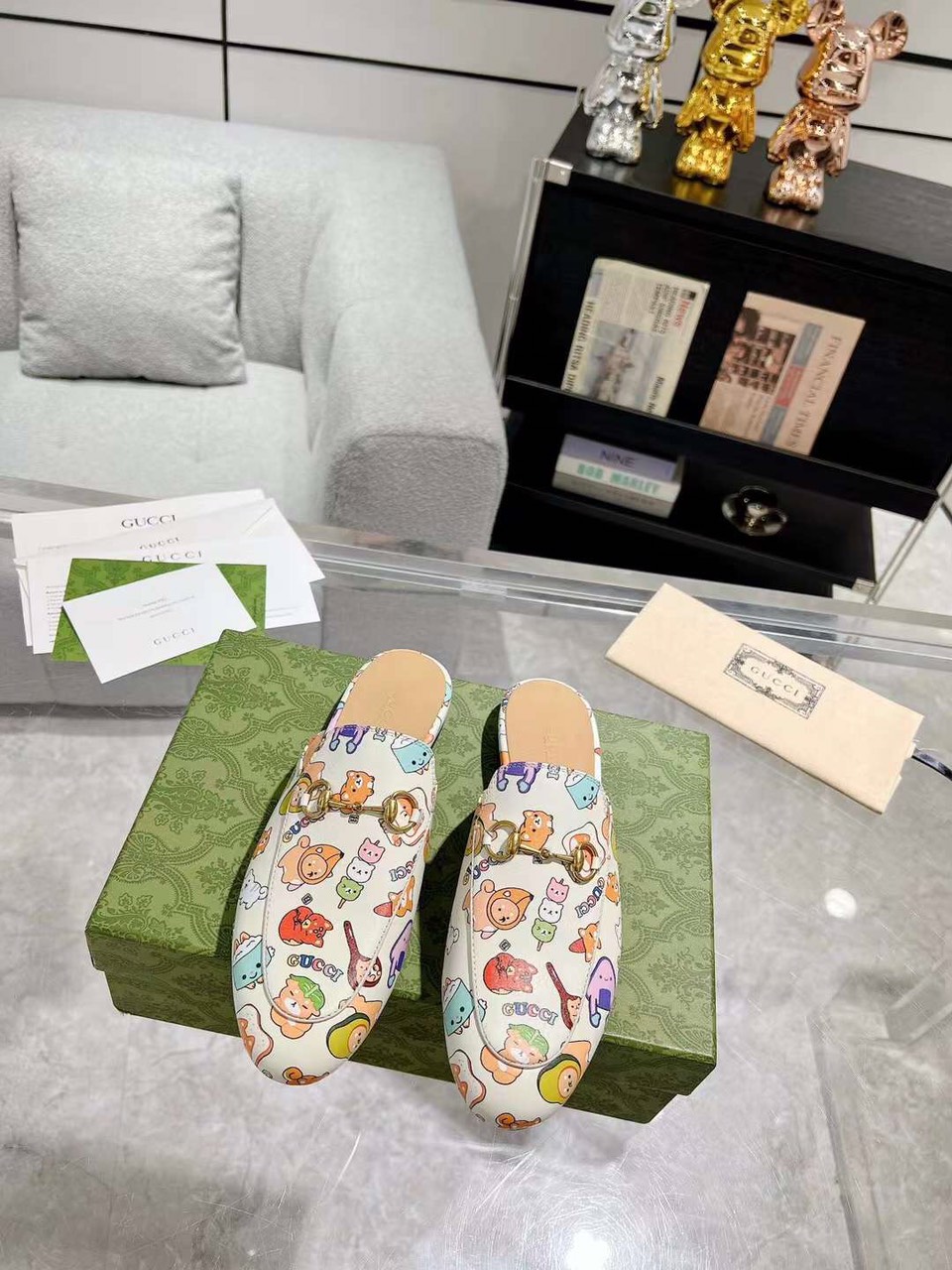 (1:1 replica) Gucci Women s Muller Leaher