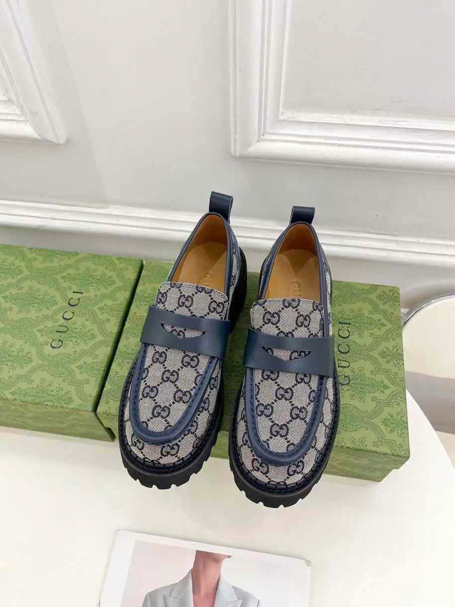 (1:1 replica) Gucci Loafer Women s Shoes 5cm