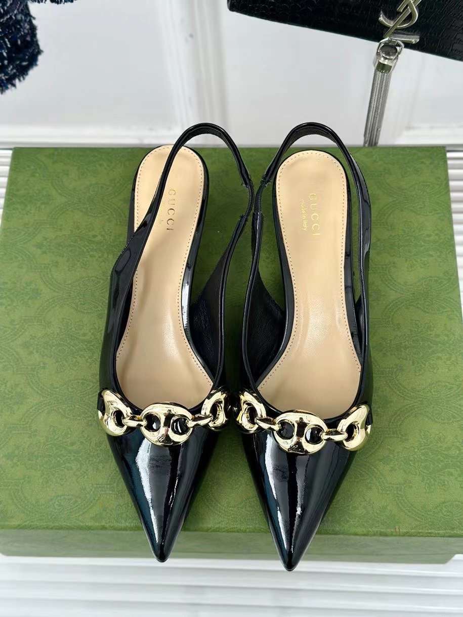 (1:1 replica) Gucci Slingback Women s Shoes New Arrivals