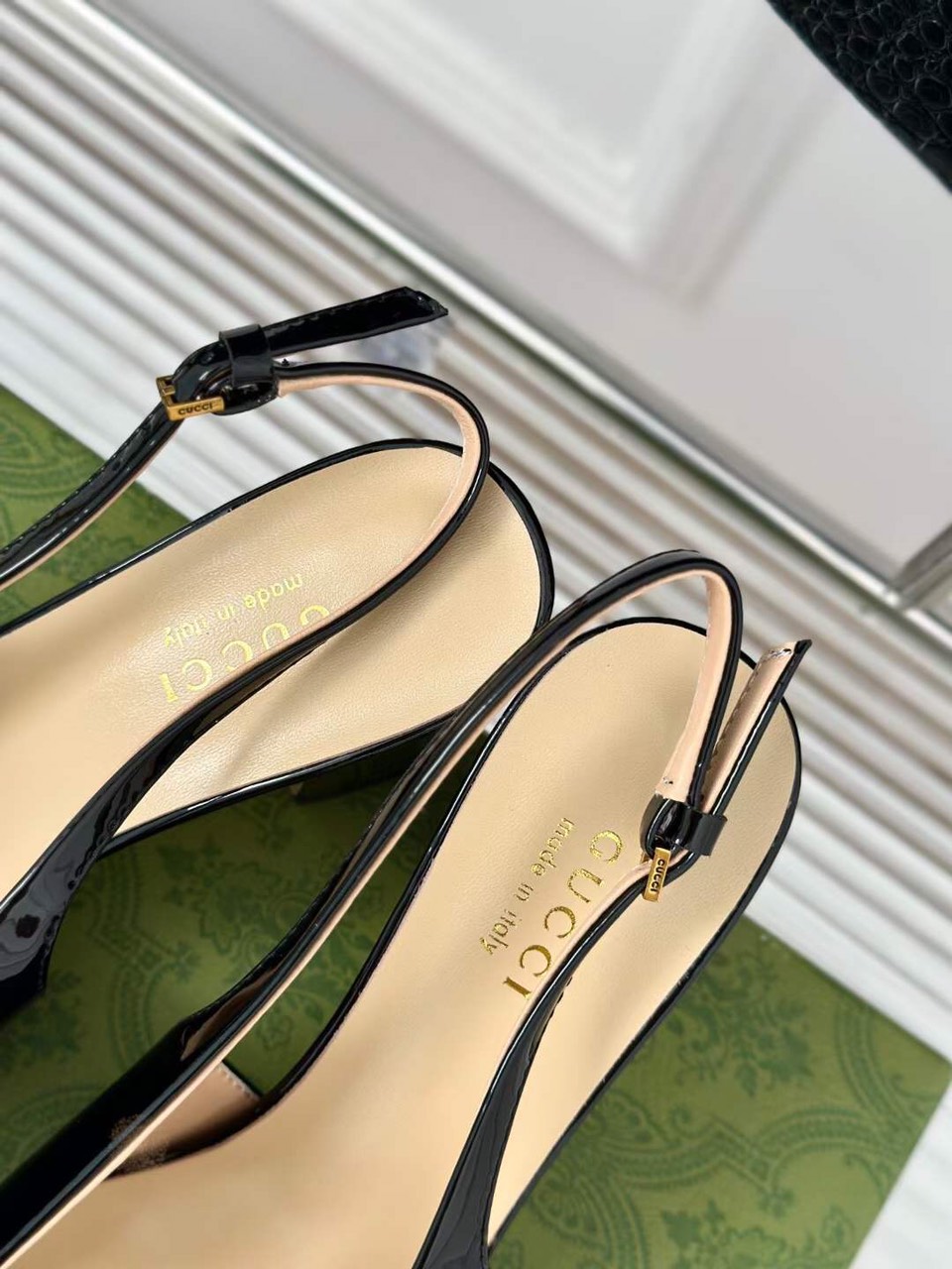 (1:1 replica) Gucci Horsebit Women s Shoes 6.5cm