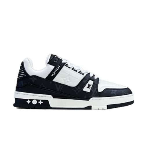 (1:1 replica) LOUIS VUITTON TRAINER WHITE BLACK WHITE LVS018