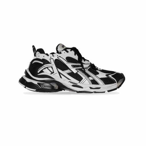 (1:1 replica) BALENCIAGA RUNNER SNEAKERS IN BLACK AND WHITE MESH AND NYLON BLA008