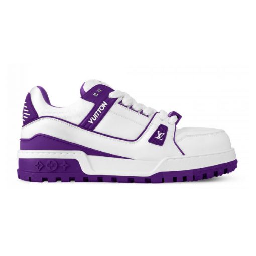 (1:1 replica) LOUIS VUITTON LV TRAINER MAXI SNEAKER VIOLET LVS199