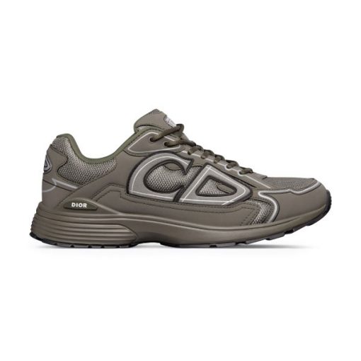 (1:1 replica) DIOR B30 SNEAKER OLIVE MESH AND TECHNICAL FABRIC DO109