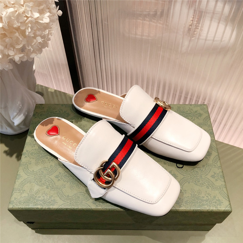 (1:1 replica) Gucci Gg Flat Slippers