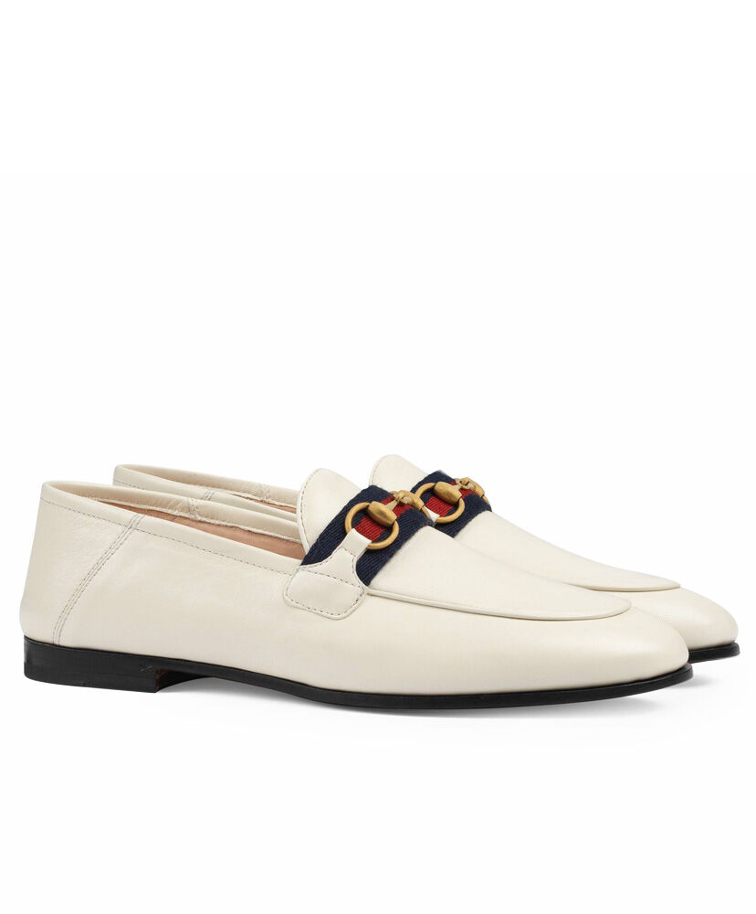 (1:1 replica) Gucci Women s loafer with Web