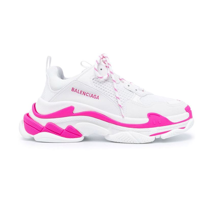 (1:1 replica) BALENCIAGA TRIPLE S 1.0 IN WHITE AND PINK BLA023