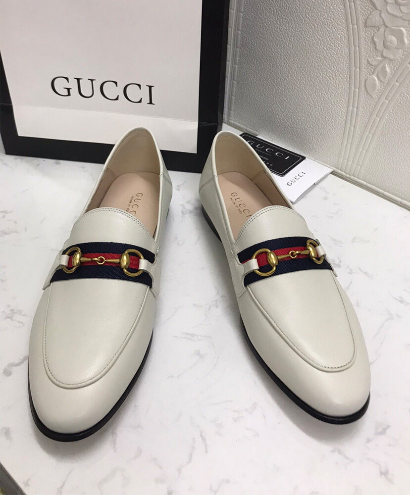 (1:1 replica) Gucci Women s loafer with Web