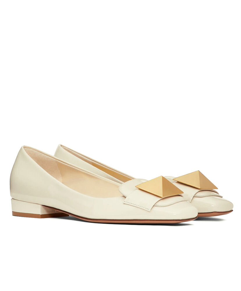 (1:1 replica) Valentino Garavani one Stud Patent Leather Ballet Flats