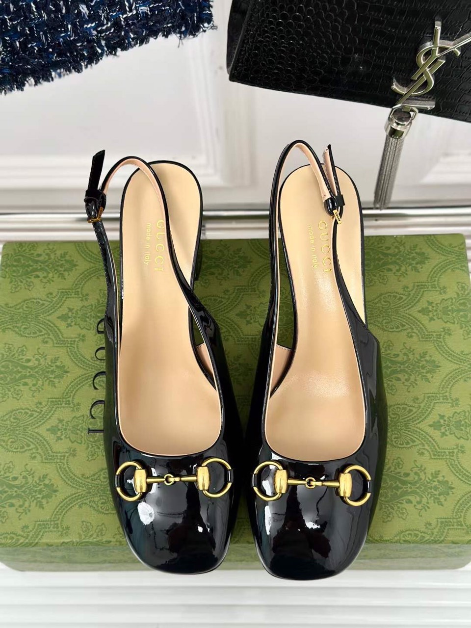 (1:1 replica) Gucci Horsebit Women s Shoes 6.5cm