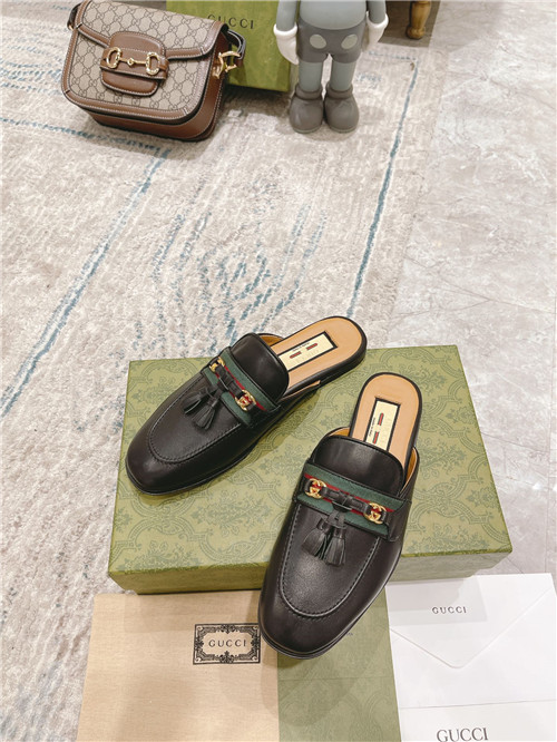 (1:1 replica) Gucci Flat Slippers Womens