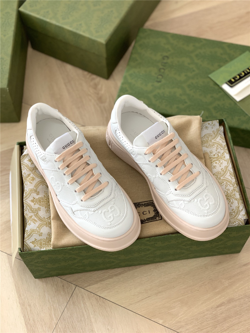 (1:1 replica) Gucci Platform White Sneakers