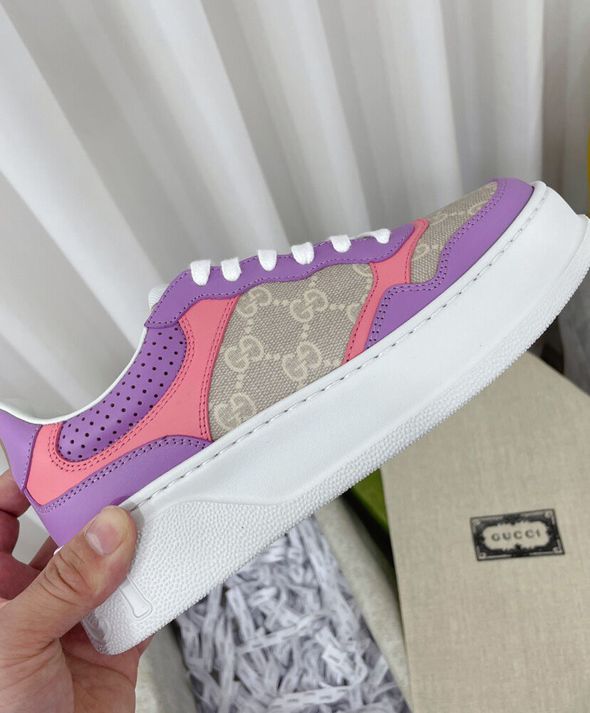 (1:1 replica) Gucci Unisex GG Sneaker Purple